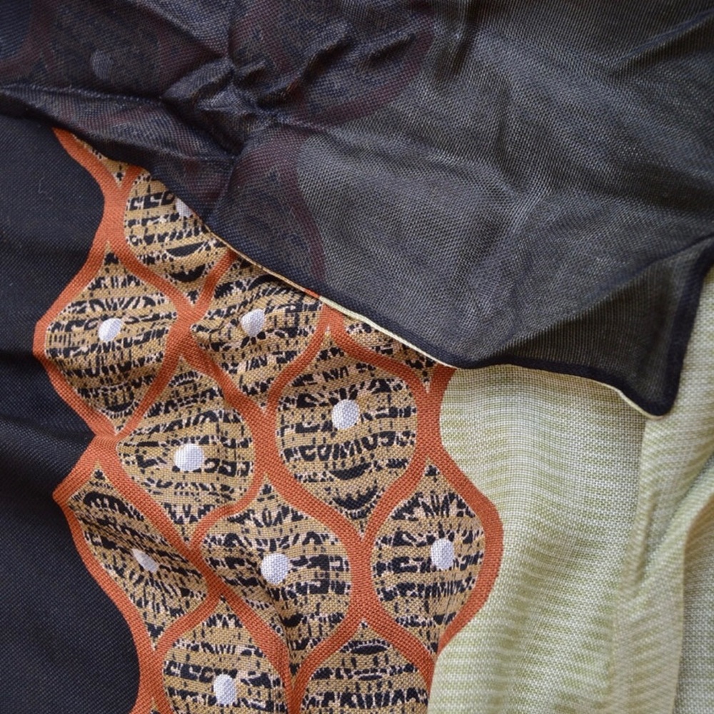 Coach Silk Scarf - Picture 6 of 6